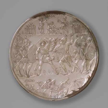 Plate with the Battle of David and Goliath